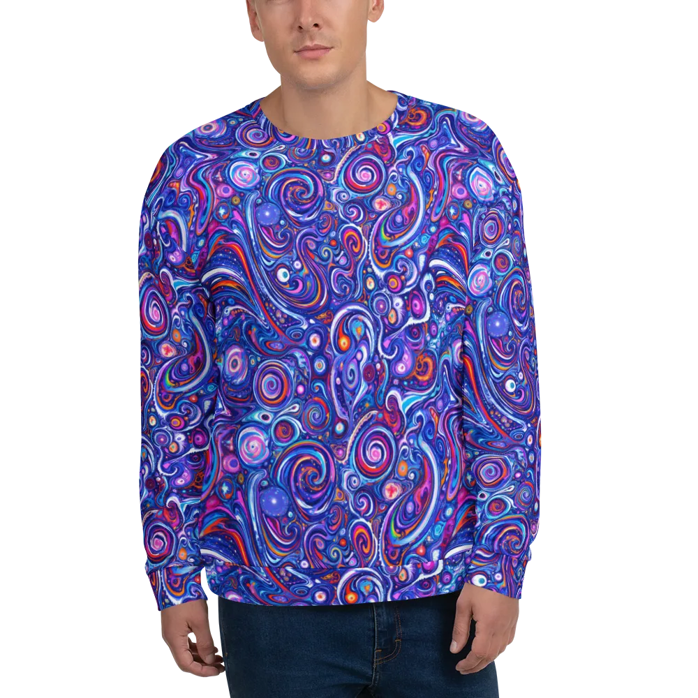Cosmic Marbles on Sweatshirt — Front