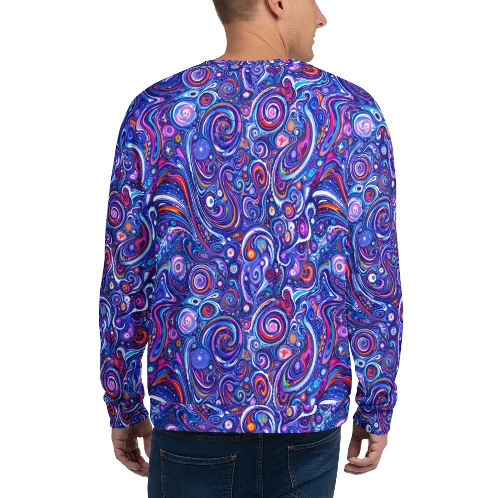 Cosmic Marbles on Sweatshirt — Back