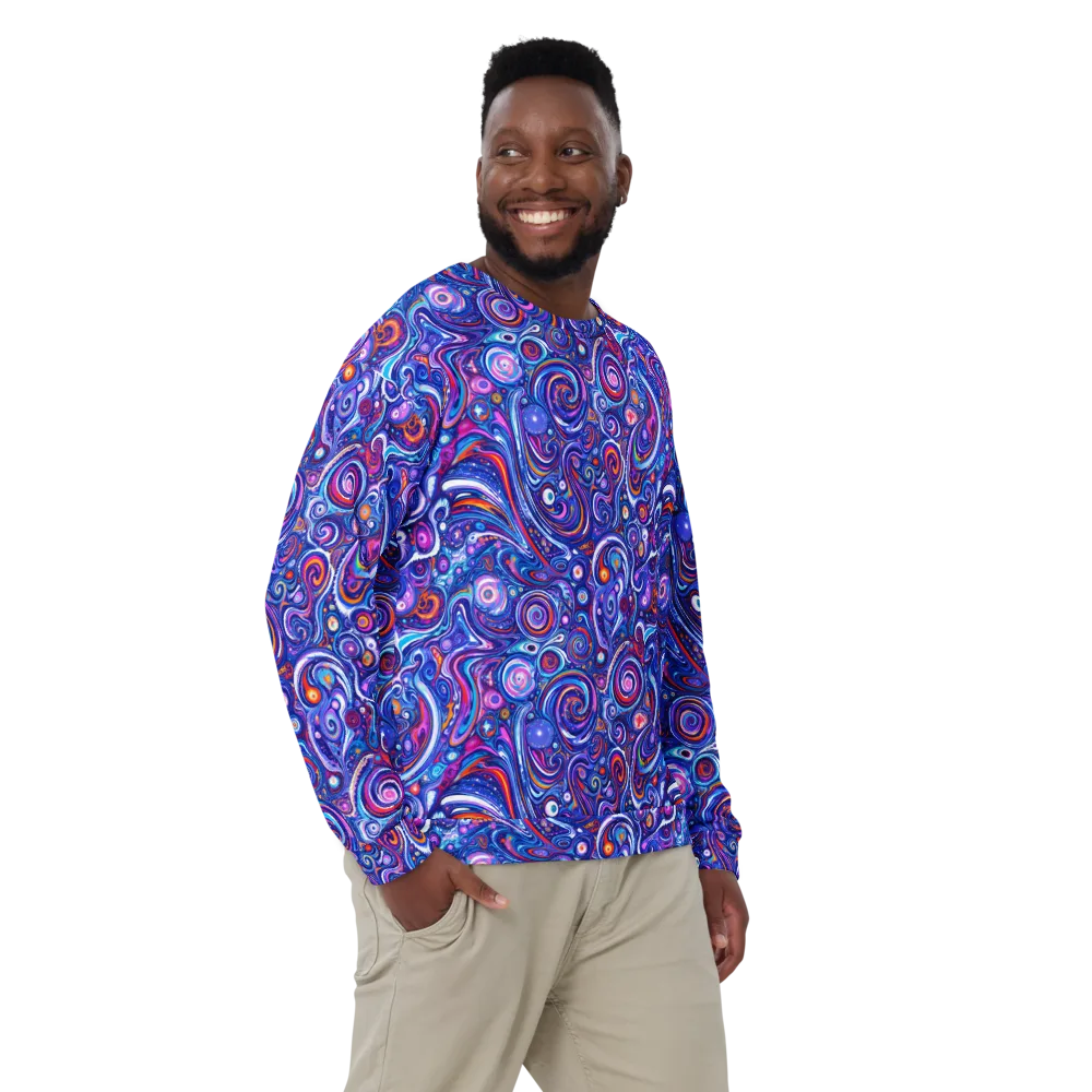 Cosmic Marbles on Sweatshirt — Back print