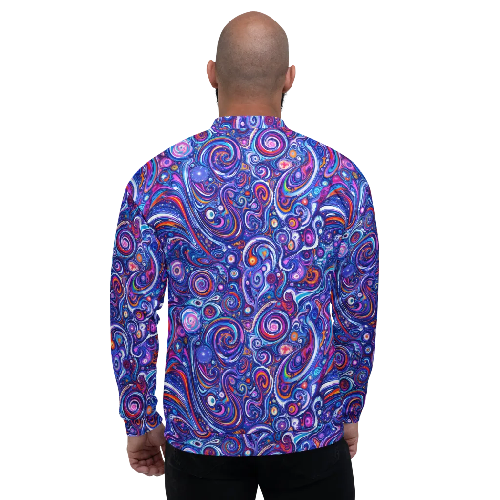 Cosmic Marbles on Bomber Jacket — Back