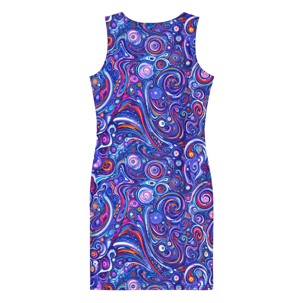 Cosmic Marbles on Bodycon Dress — Print file