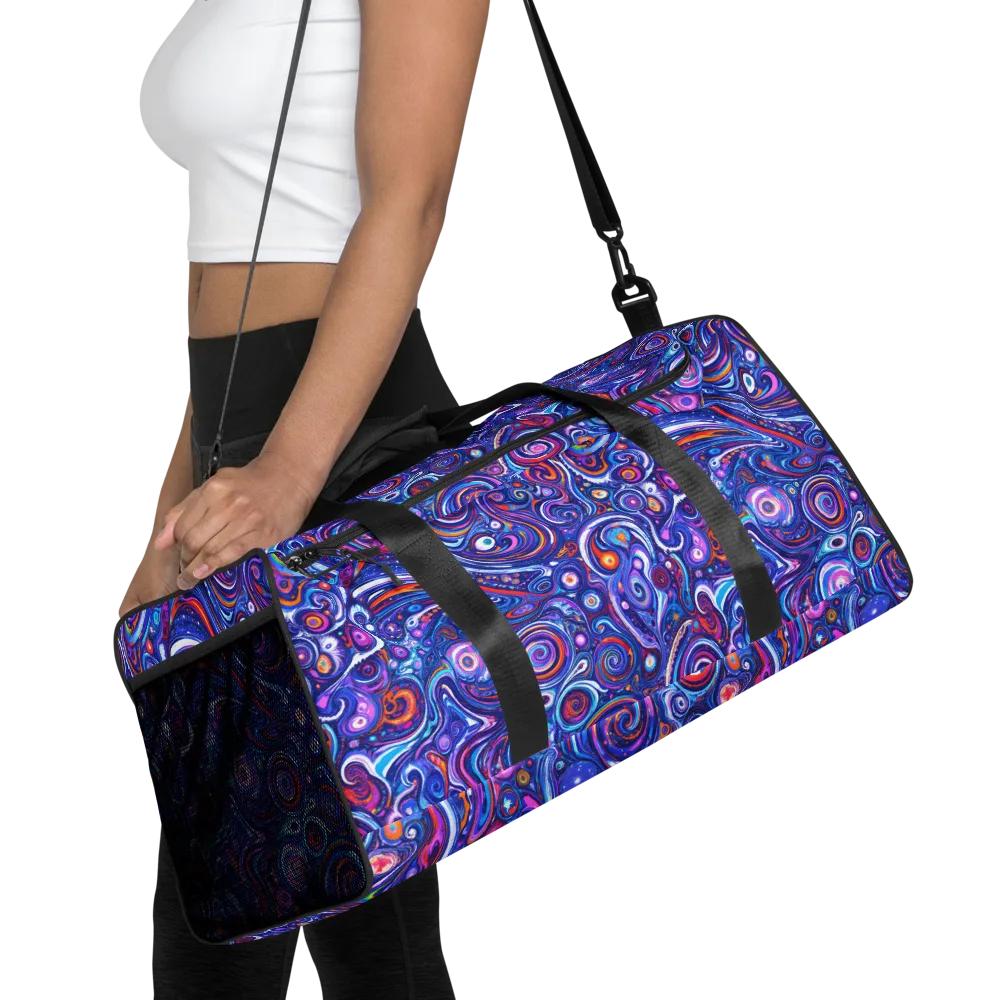 Cosmic Marbles on Duffle Bag — Front