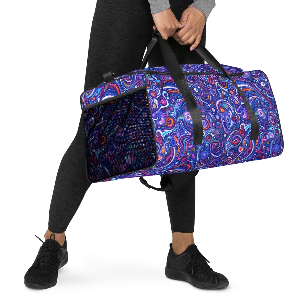 Cosmic Marbles on Duffle Bag — Right Front
