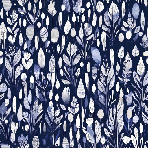 The Midnight Herbarium pattern