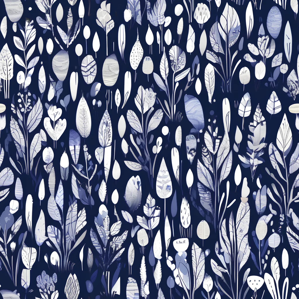 The Midnight Herbarium pattern