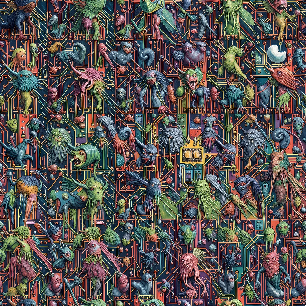 The Circuit Beastiary pattern