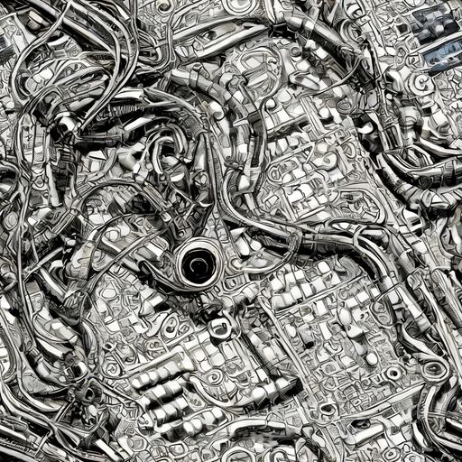 The Chrome Labyrinth pattern