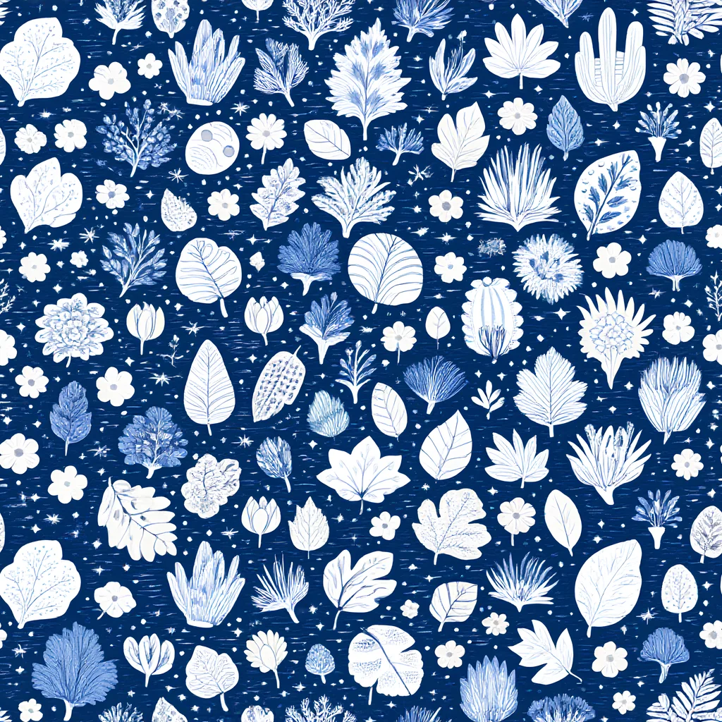 The Indigo Herbarium pattern
