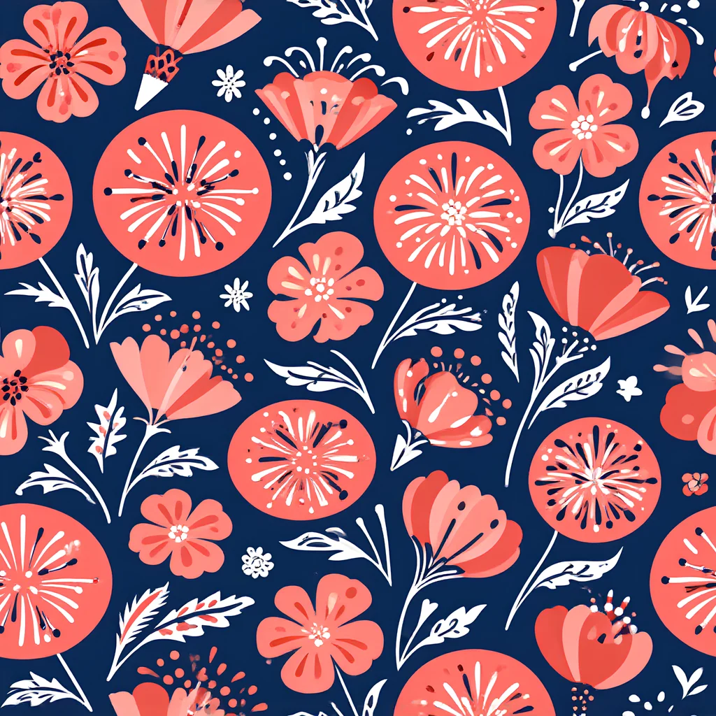 The Midnight Bloom pattern
