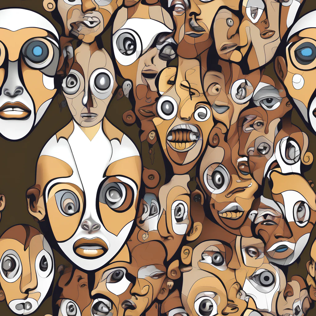The Many-eyed Masquerade pattern