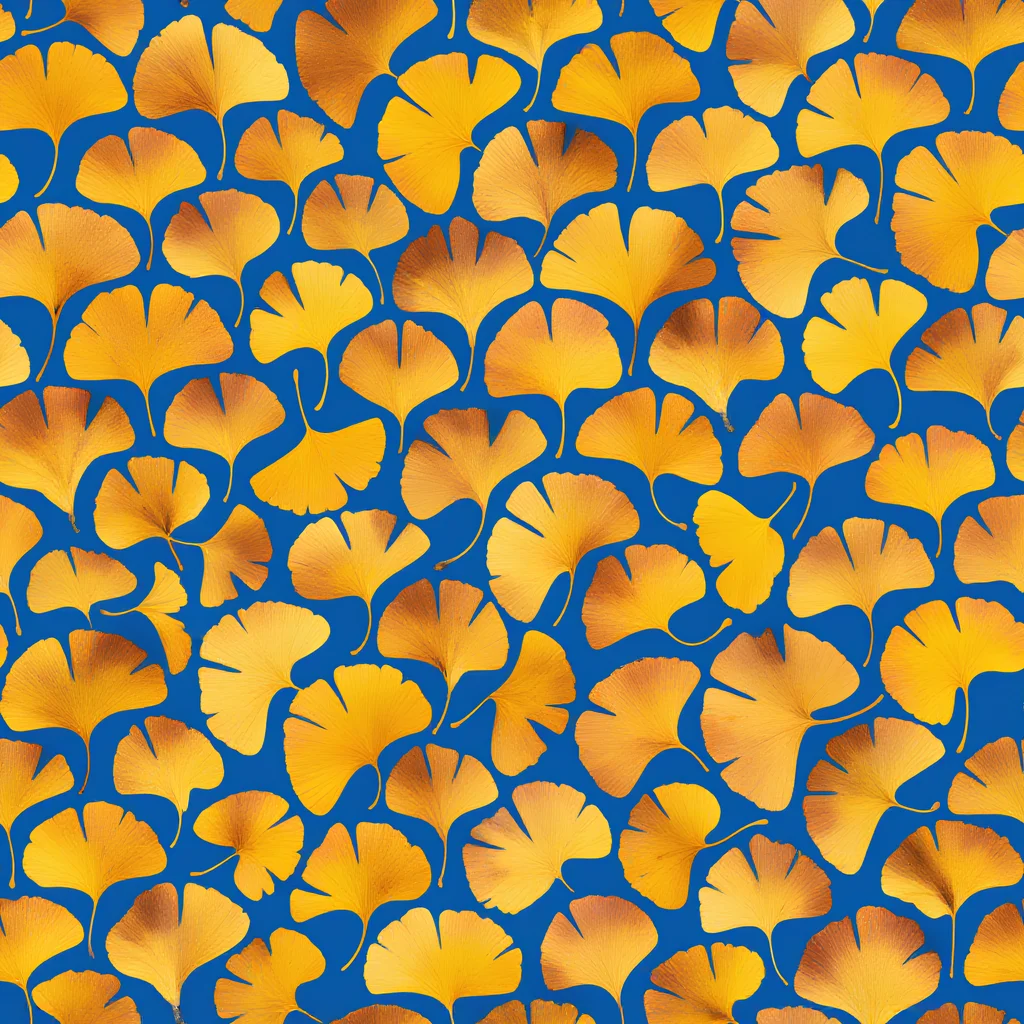 The Blue Ginkgo pattern