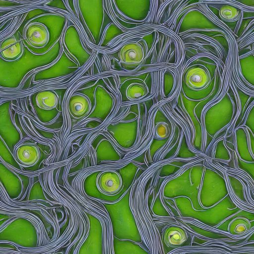 The Neon Mycelium pattern