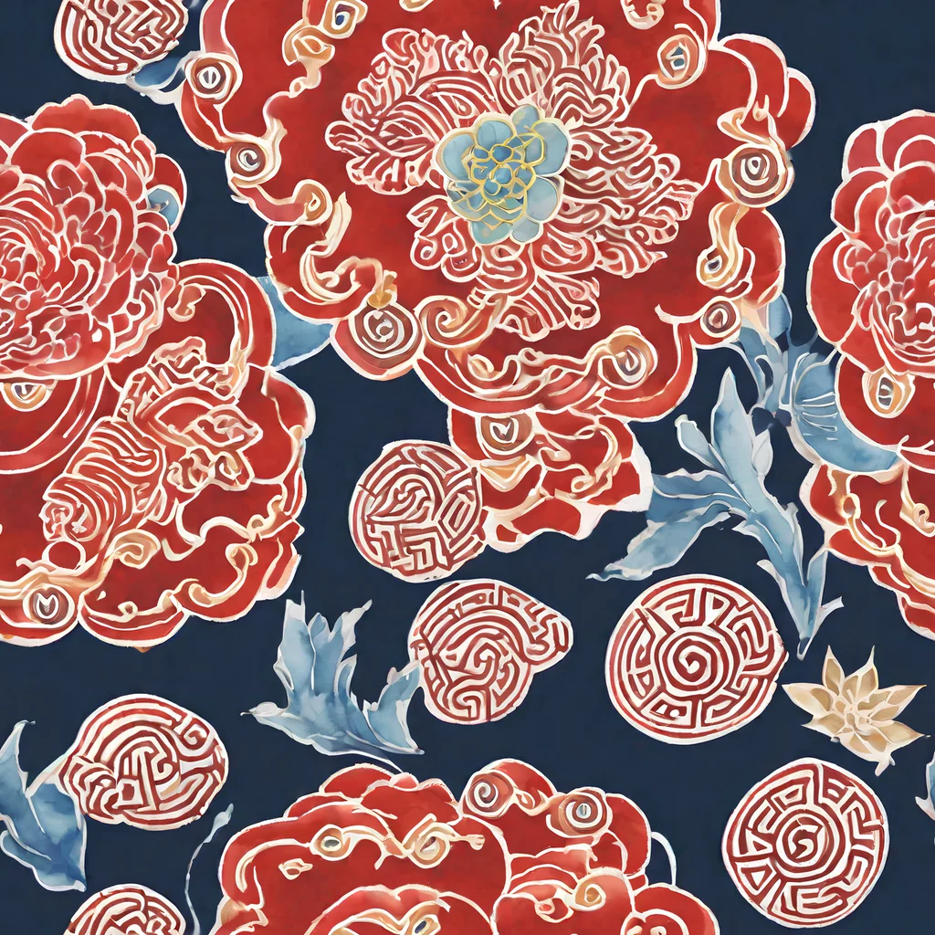 The Crimson Labyrinth pattern
