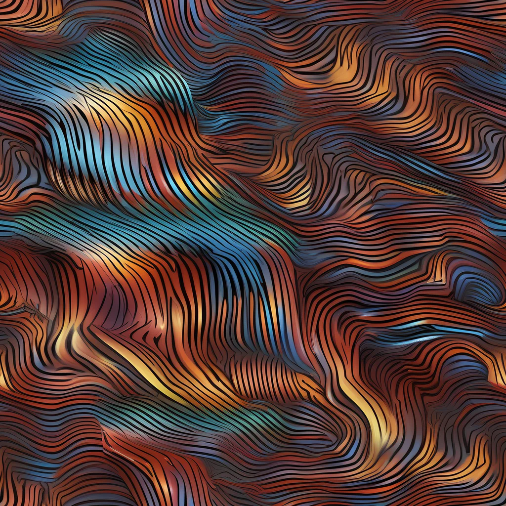 The Molten Topography pattern