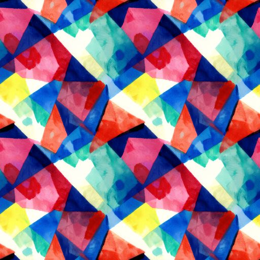 The Chromatic Collage pattern