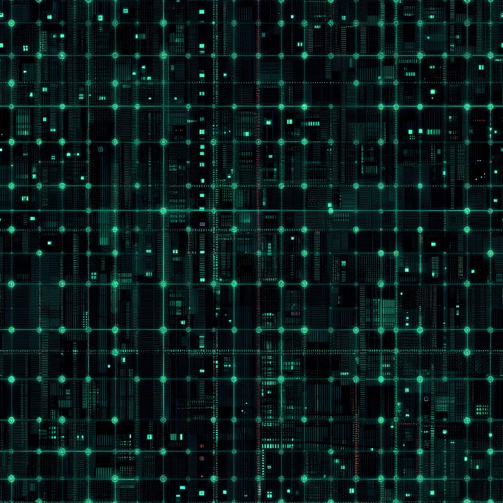 The Neon Matrix pattern