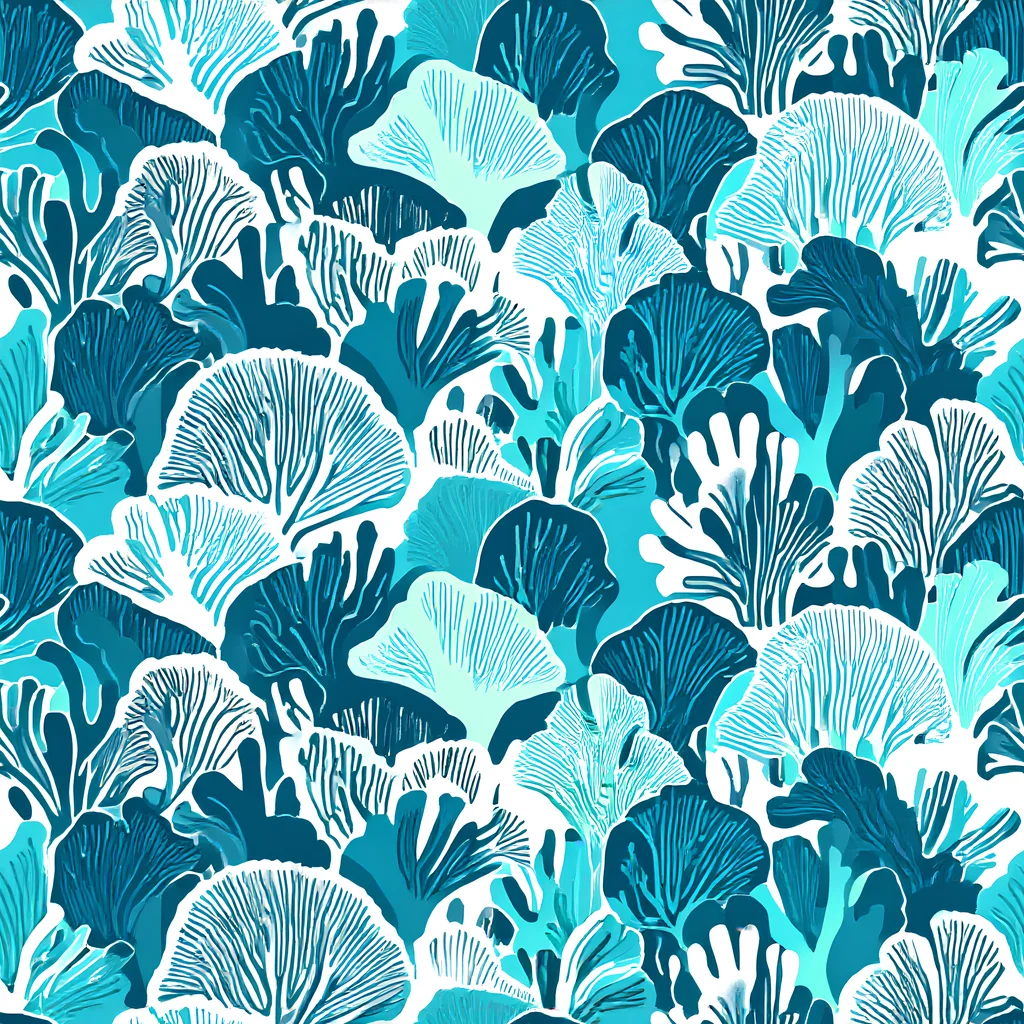 The Aqua Fanfare pattern