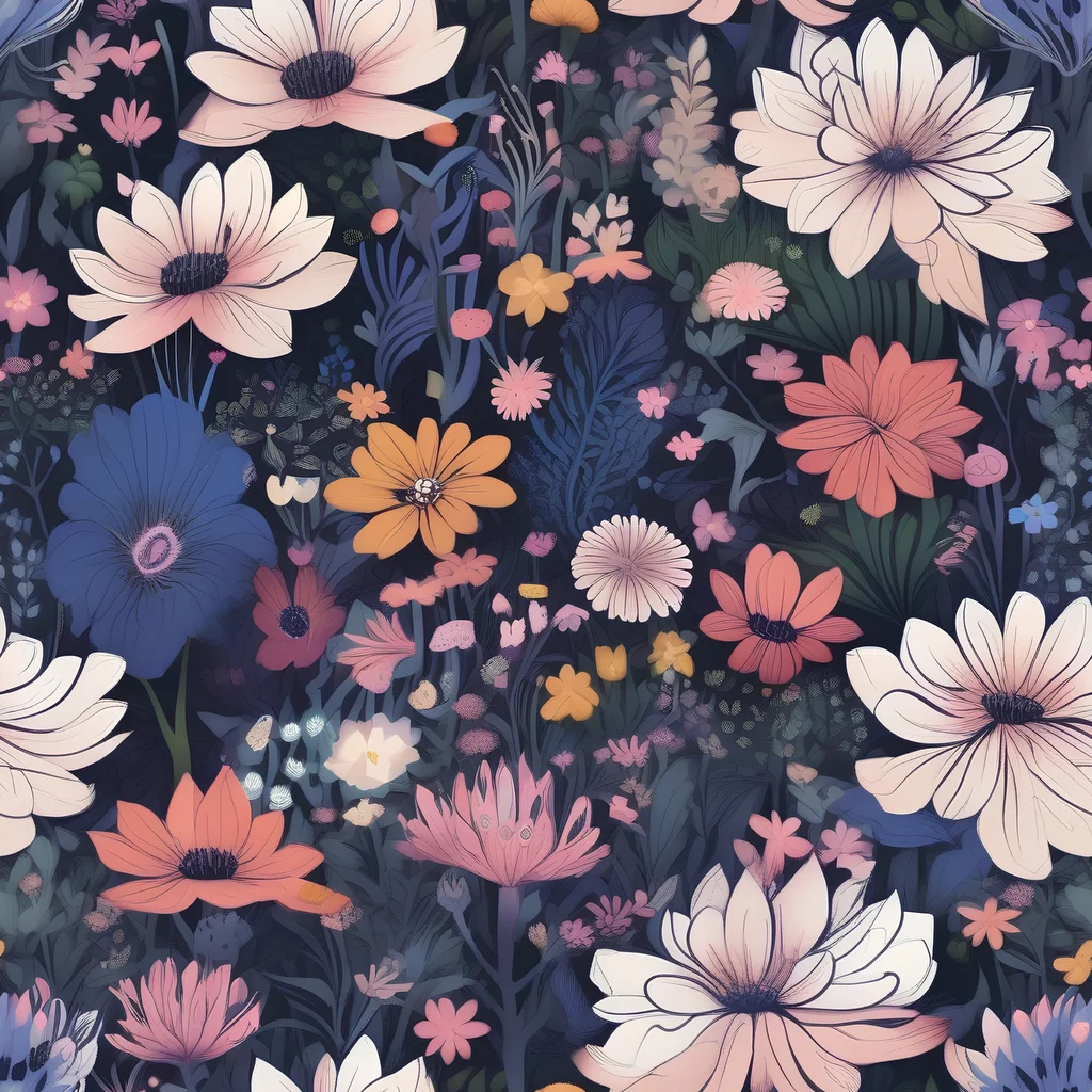The Moonlit Meadow pattern