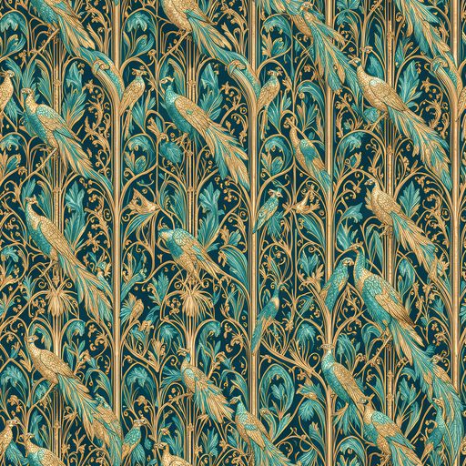 The Teal Aviary pattern