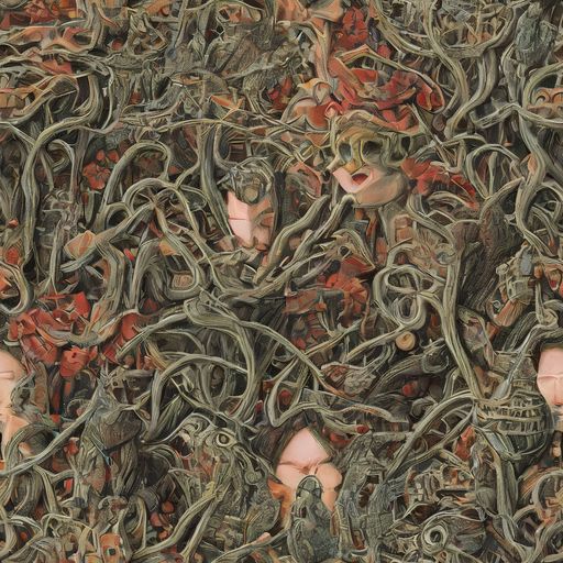 The Olive Labyrinth pattern