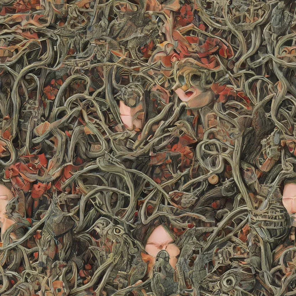 The Olive Labyrinth pattern