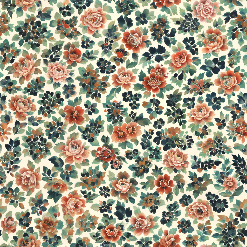 The Twilight Rose Garden pattern