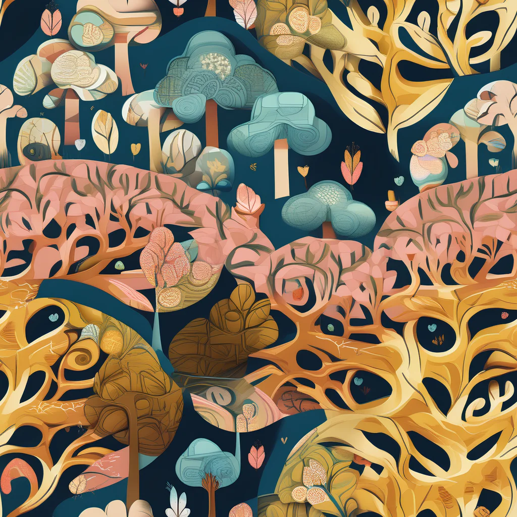 The Midnight Mycelium pattern