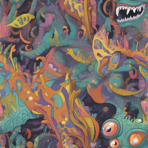 The Neon Menagerie pattern