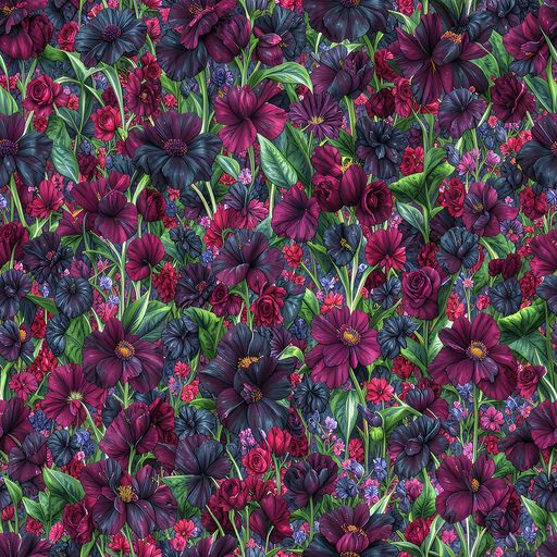 The Velvet Night Garden pattern