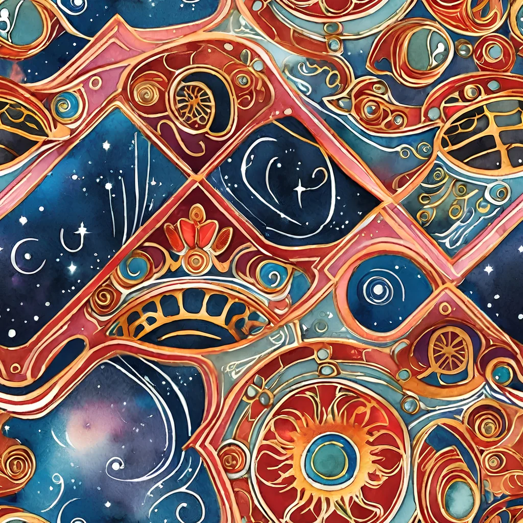 The Celestial Filigree pattern