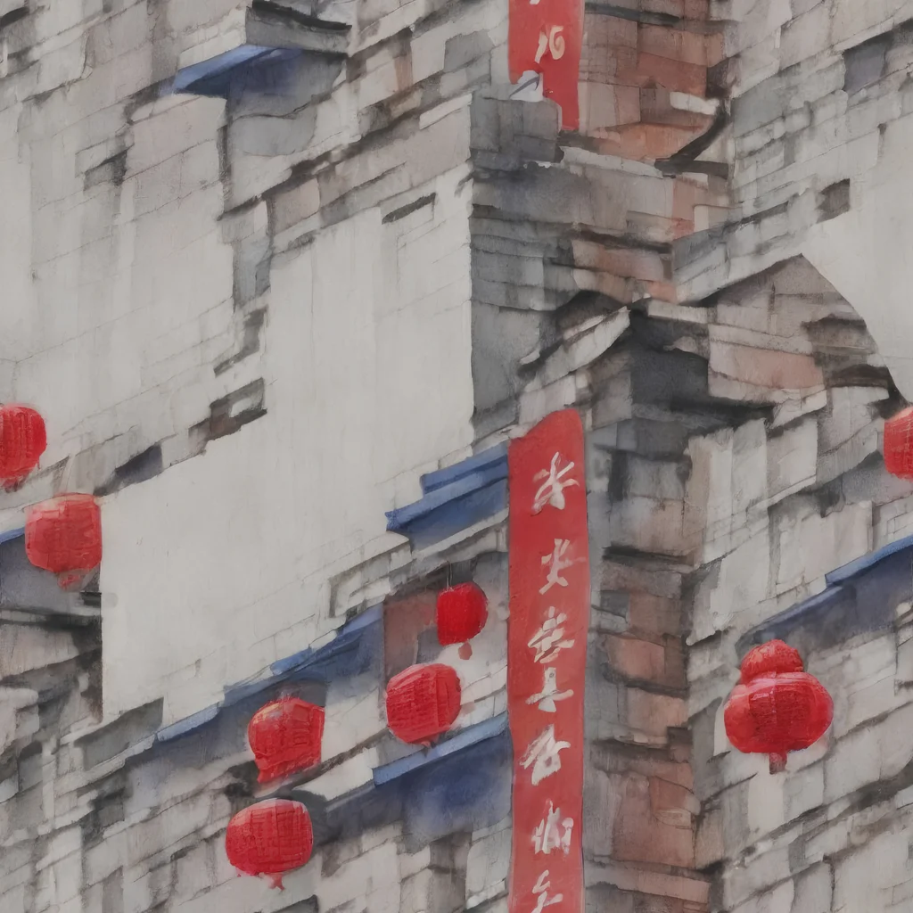 The Crimson Lantern Alley pattern