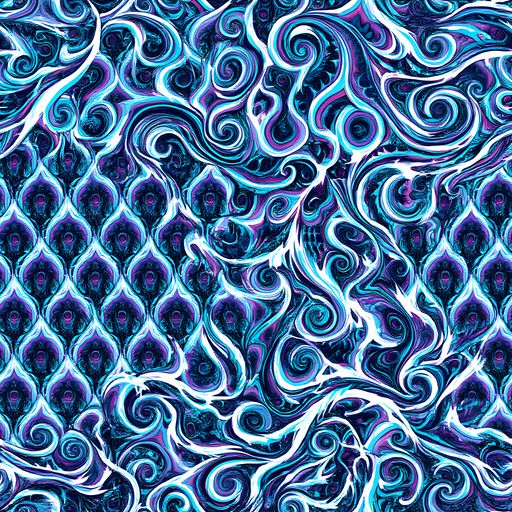 The Midnight Whirlpool pattern