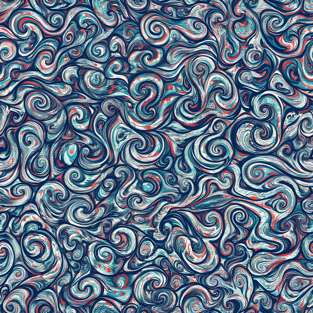 The Indigo Vortex pattern
